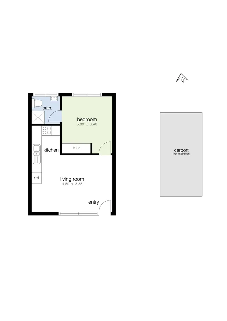 Floorplan of Homely flat listing, 11/11 Gordon Street, Footscray VIC 3011
