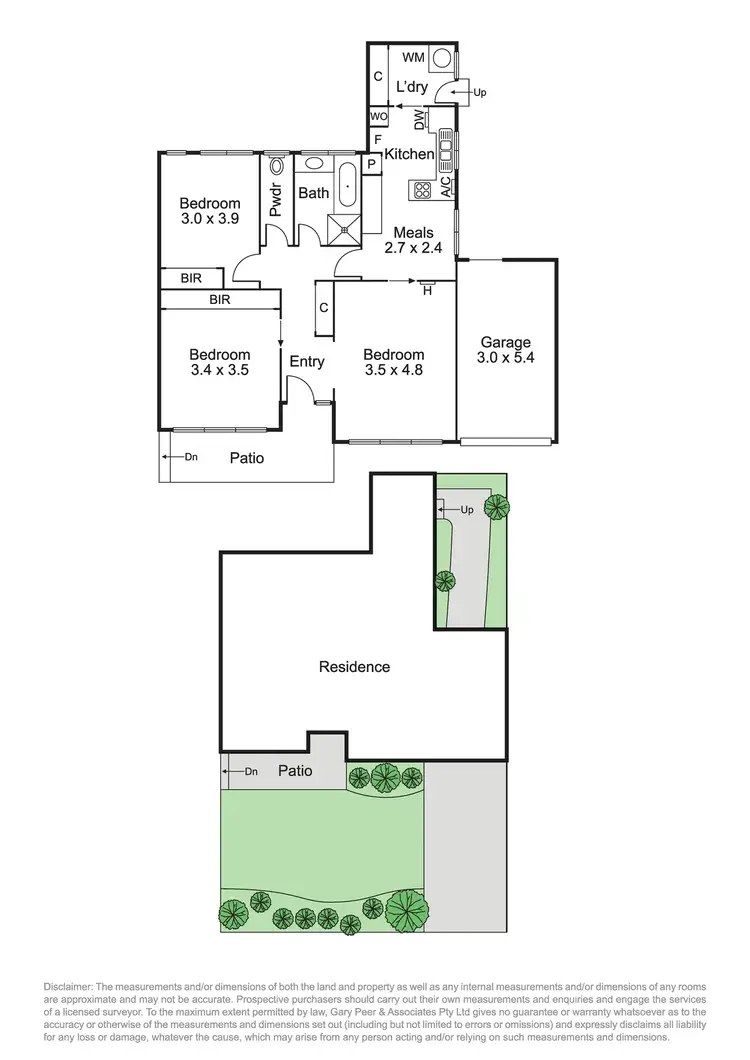 Floorplan of Homely unit listing, 1/20 Moodie Street, Caulfield East VIC 3145