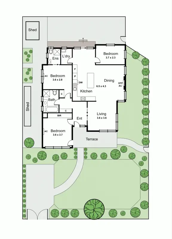 Floorplan of Homely unit listing, 1/20 Thaxted Road, Murrumbeena VIC 3163