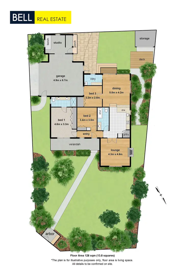 Floorplan of Homely house listing, 1242 Mountain Highway, The Basin VIC 3154