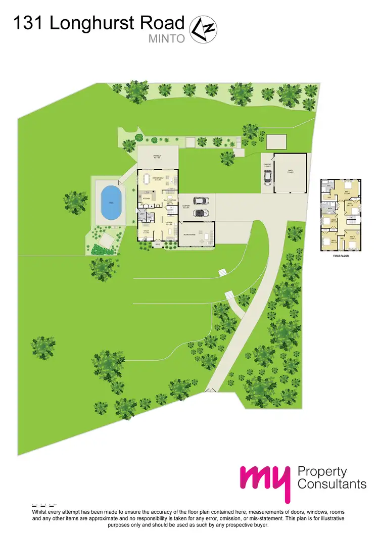 Floorplan of Homely house listing, 131 Longhurst Road, Minto NSW 2566