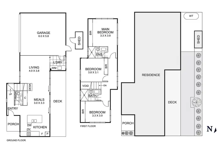 Floorplan of Homely townhouse listing, 2/9 Barkly Street, Mordialloc VIC 3195
