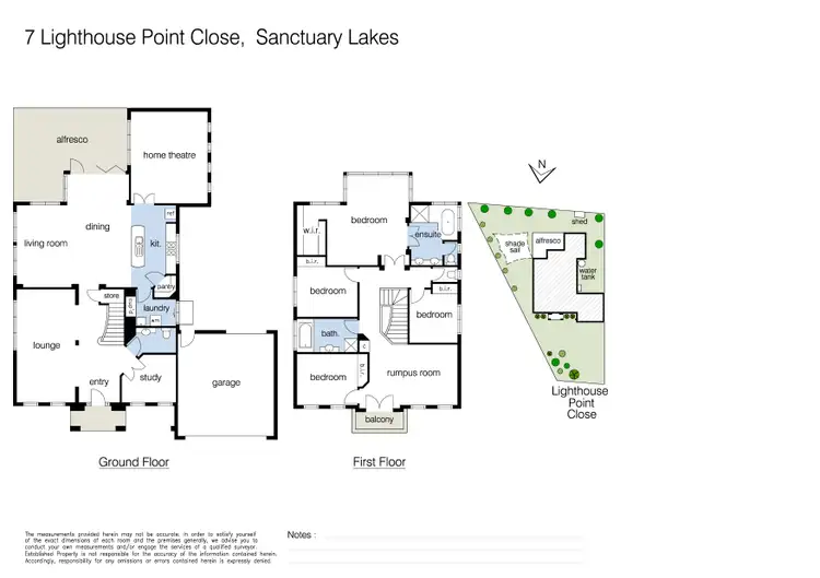 Floorplan of Homely house listing, 7 Lighthouse Point Close, Sanctuary Lakes VIC 3030