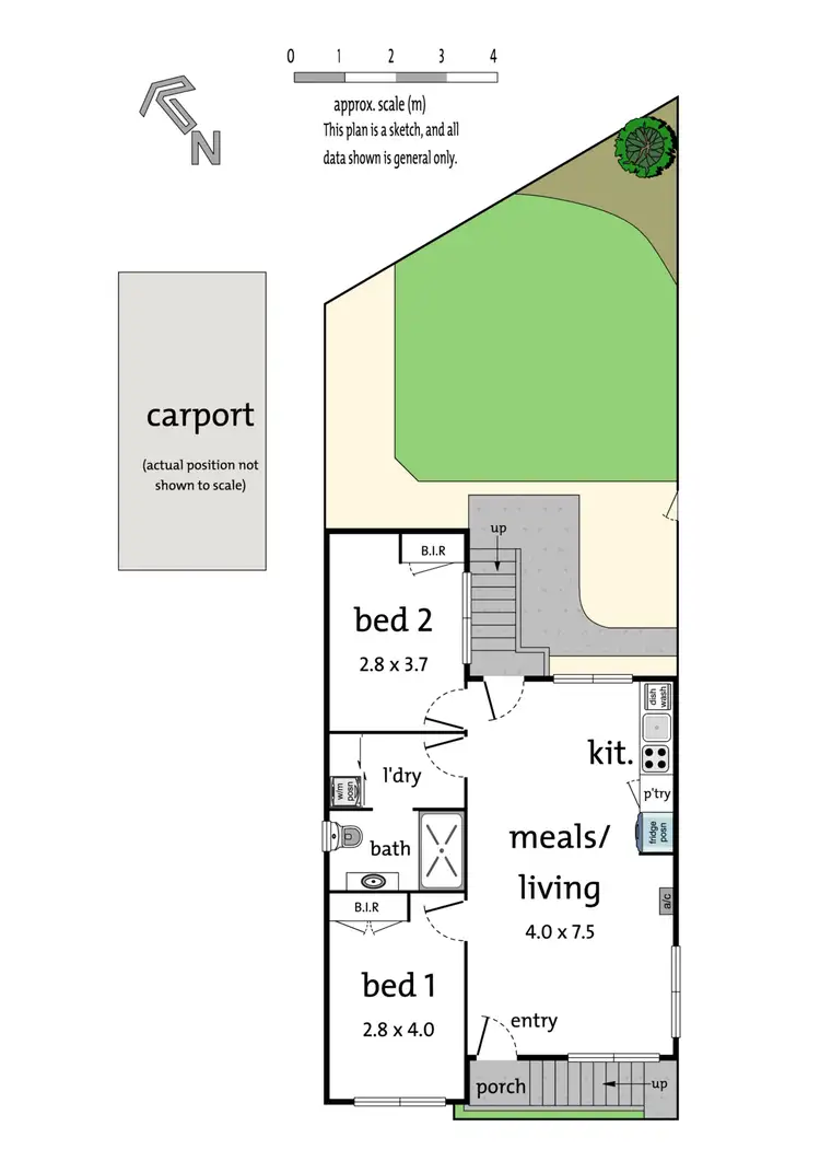 Floorplan of Homely unit listing, 1/70 Lusher Road, Croydon VIC 3136