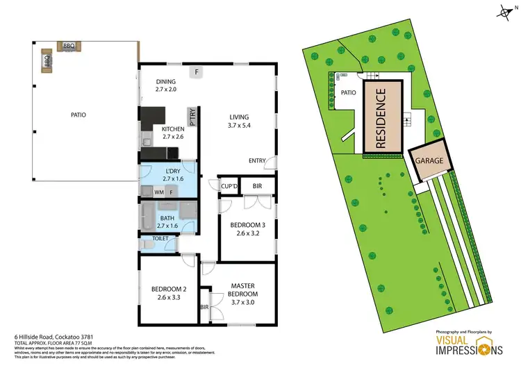 Floorplan of Homely house listing, 6 Hillside Road, Cockatoo VIC 3781