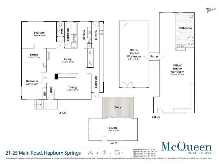 Floorplan of Homely house listing, 21 - 25 Main  Road, Hepburn Springs VIC 3461
