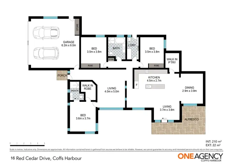 Floorplan of Homely house listing, 16 Red Cedar Drive, Coffs Harbour NSW 2450