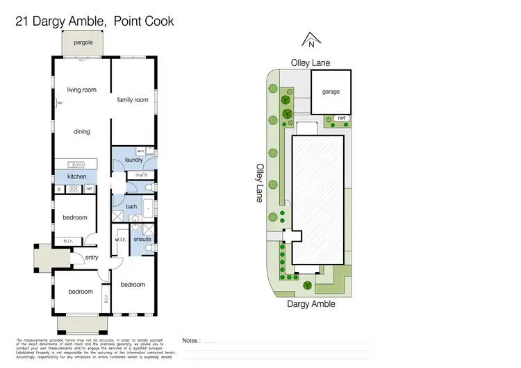 Floorplan of Homely house listing, 21 Dargy Amble, Point Cook VIC 3030