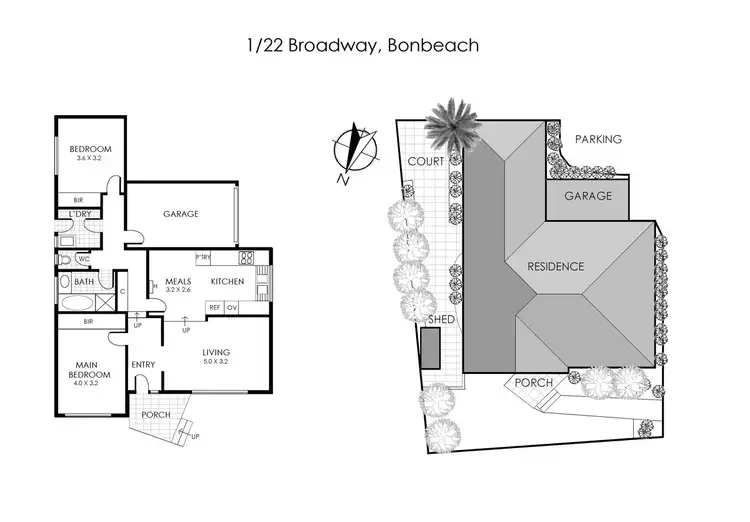 Floorplan of Homely unit listing, 1/22 Broadway, Bonbeach VIC 3196