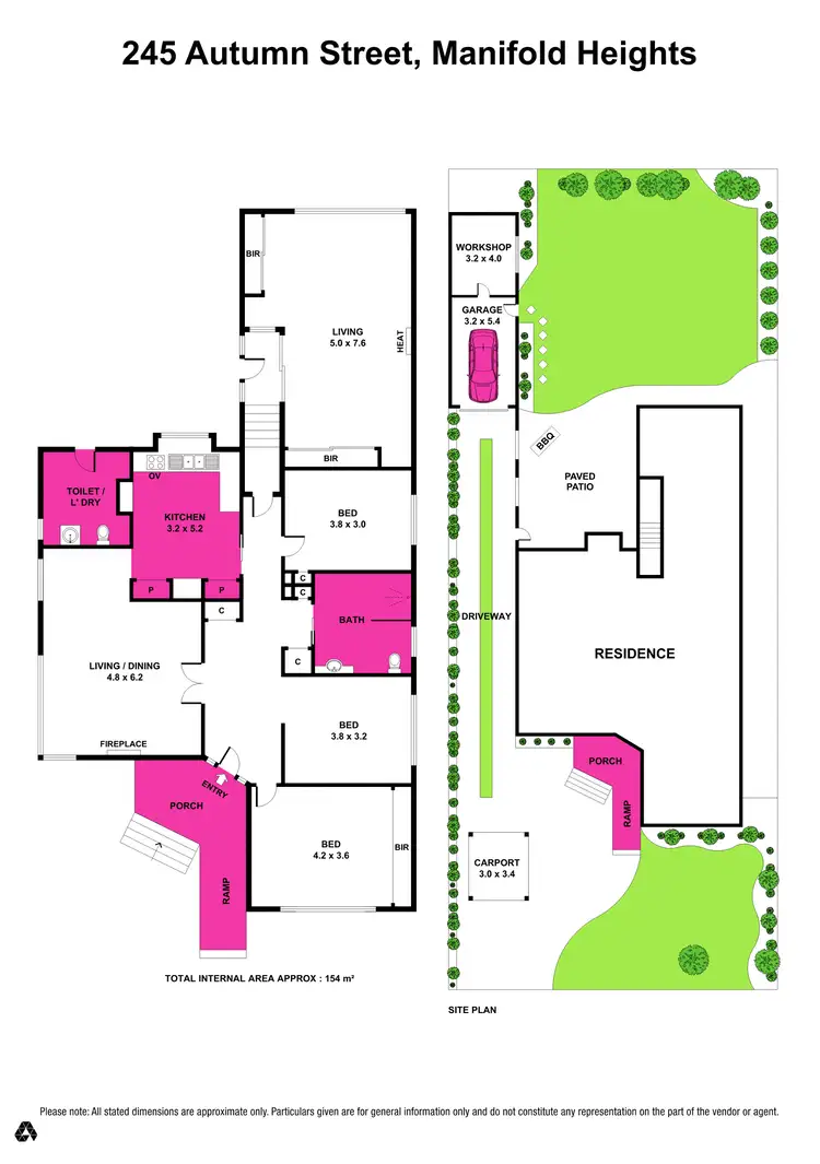 Floorplan of Homely house listing, 245 Autumn Street, Manifold Heights VIC 3218