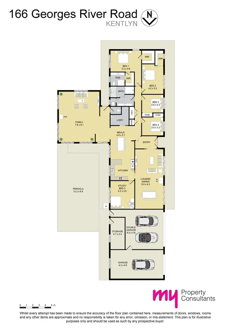 Floorplan of Homely rural property listing, 166 Georges River Road, Kentlyn NSW 2560