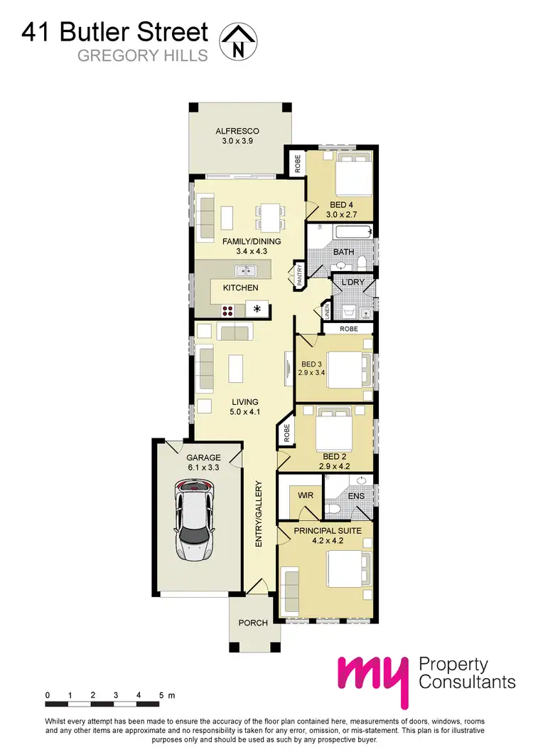 Floorplan of Homely house listing, 41 Butler Street, Gregory Hills NSW 2557