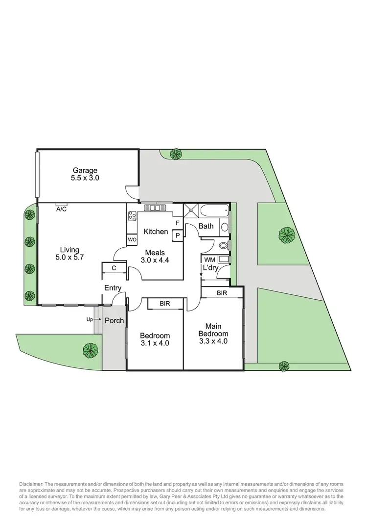 Floorplan of Homely villa listing, 2/20 Rosella Street, Murrumbeena VIC 3163