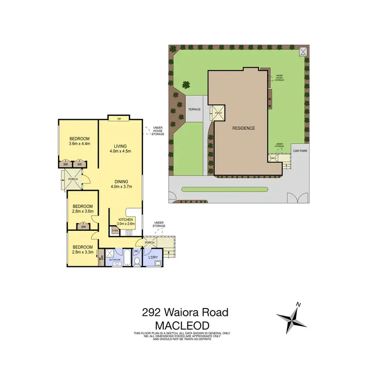 Floorplan of Homely house listing, 292 Waiora Road, Macleod VIC 3085