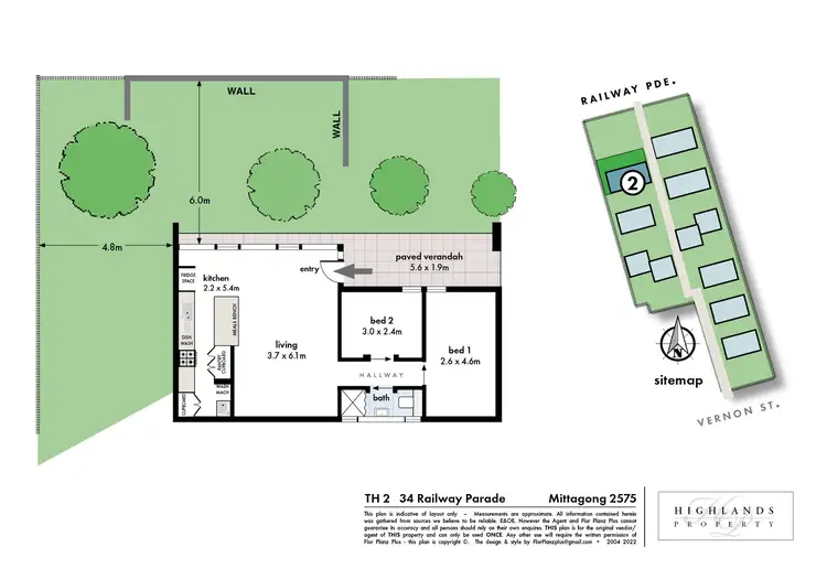 Floorplan of Homely unit listing, 2/34 Railway Parade, Mittagong NSW 2575