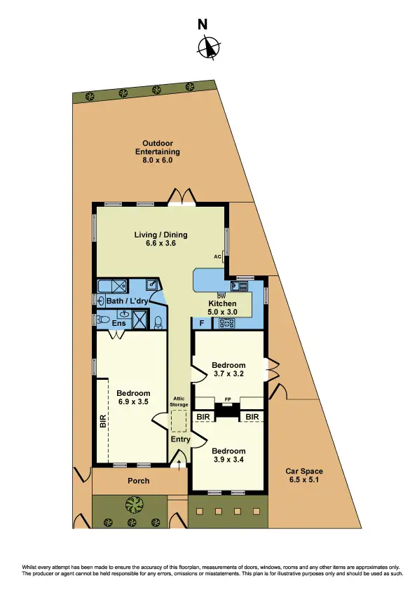 Floorplan of Homely house listing, 22 Jobson Street, Williamstown VIC 3016