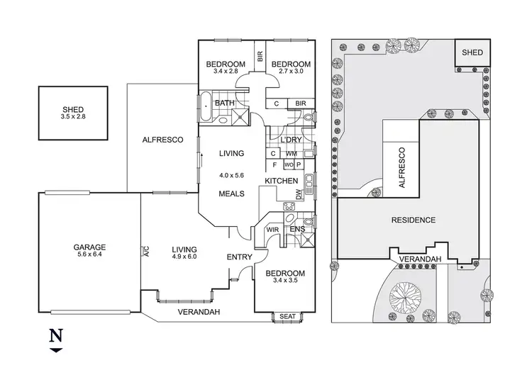 Floorplan of Homely house listing, 8 Wheatland Crescent, Dingley Village VIC 3172