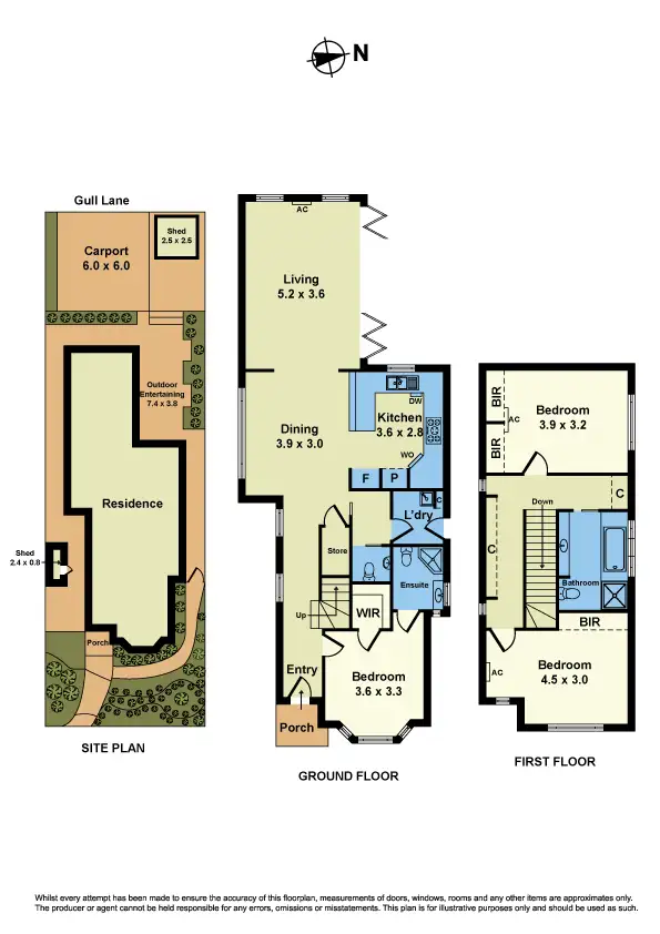 Floorplan of Homely house listing, 4 McGuire Crescent, Williamstown VIC 3016