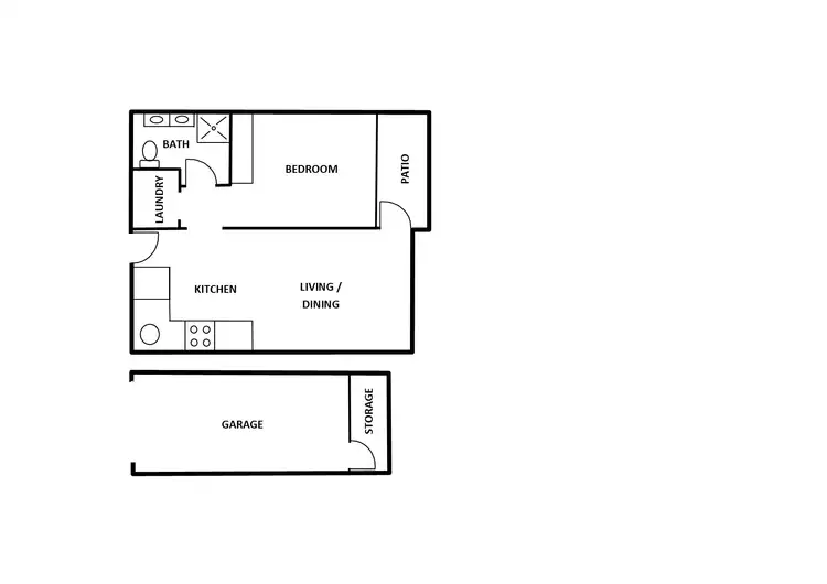 Floorplan of Homely unit listing, 2/39 Waverley Road, Taringa QLD 4068