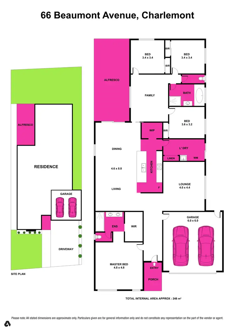 Floorplan of Homely house listing, 66 Beaumont Avenue, Charlemont VIC 3217