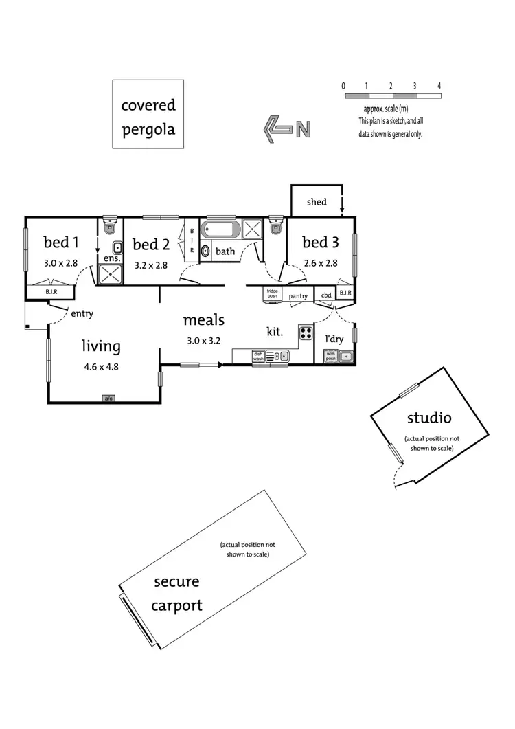 Floorplan of Homely house listing, 1A Eva Court, Croydon VIC 3136
