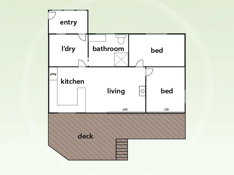 Floorplan of Homely house listing, 38 Old Coach Road, Skenes Creek VIC 3233