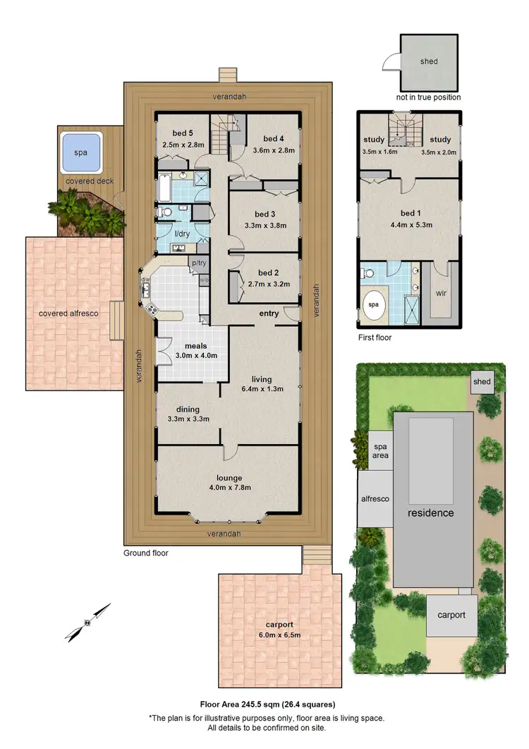 Floorplan of Homely house listing, 43 Oceanview Crescent, Kallista VIC 3791