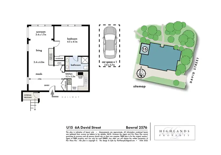 Floorplan of Homely unit listing, 15/6A David Street, Bowral NSW 2576