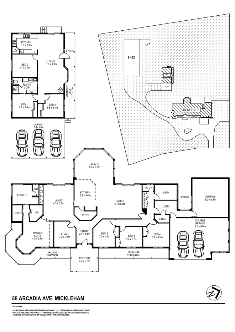 Floorplan of Homely house listing, 55 Arcadia Avenue, Mickleham VIC 3064