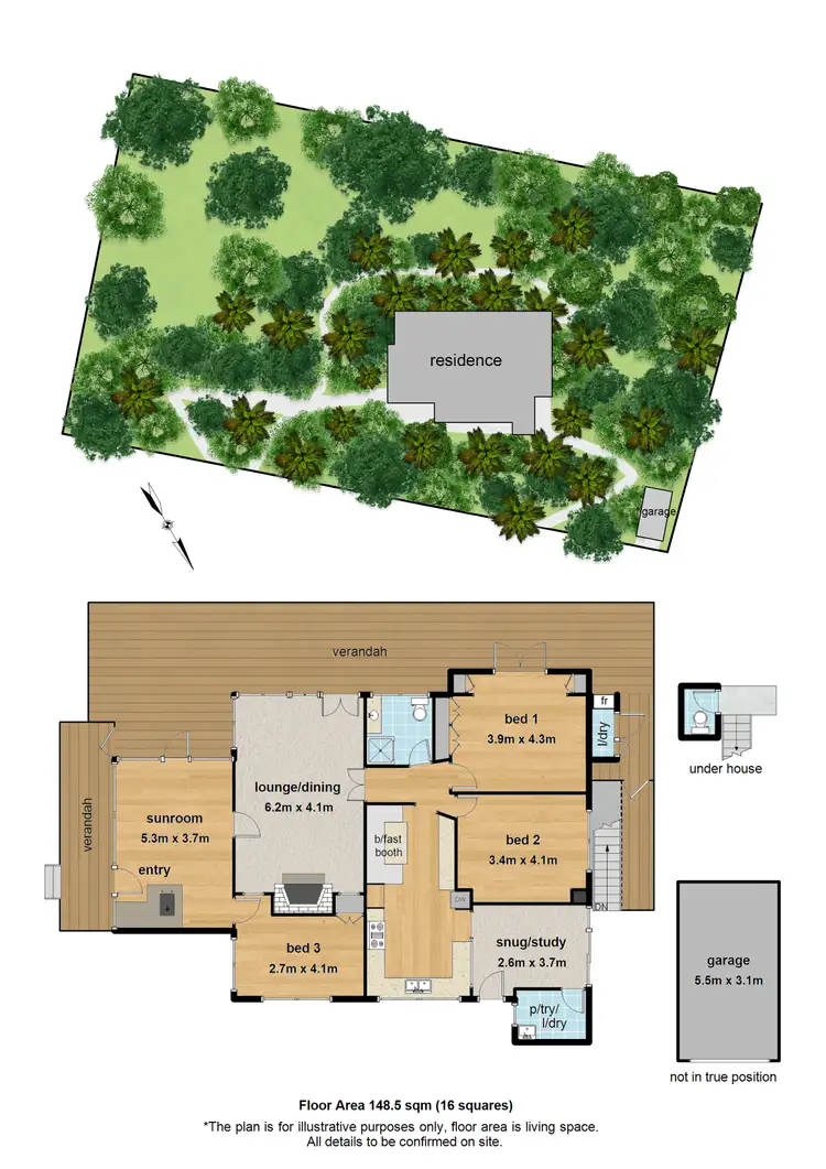 Floorplan of Homely house listing, 2 Treweek Parade, Ferny Creek VIC 3786
