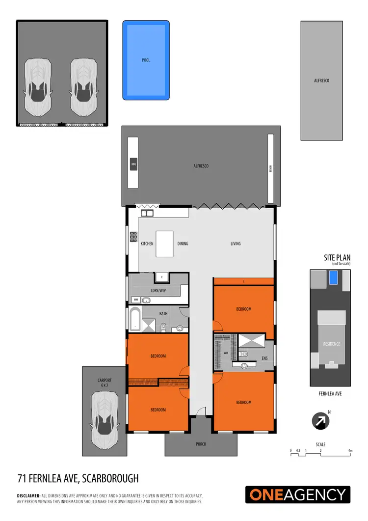 Floorplan of Homely house listing, 71 Fernlea Avenue, Scarborough QLD 4020