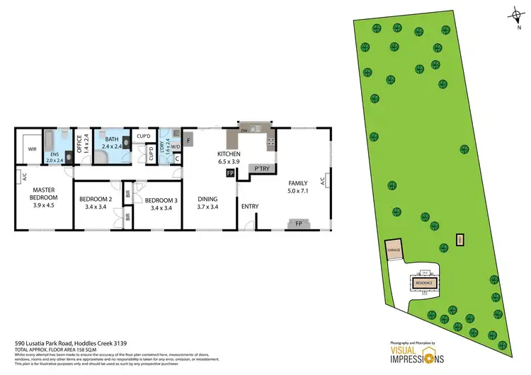 Floorplan of Homely house listing, 590 Lusatia Park Road, Hoddles Creek VIC 3139