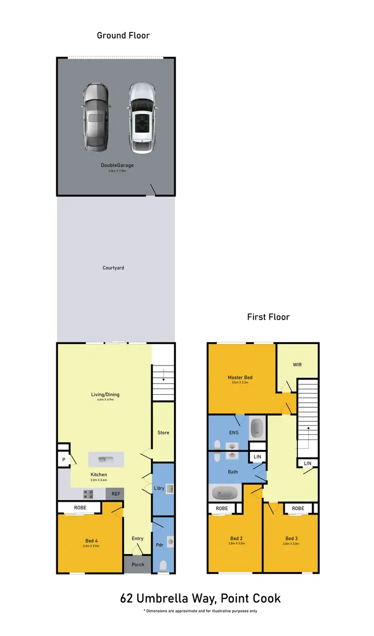 Floorplan of Homely house listing, 62 Umbrella Way, Point Cook VIC 3030
