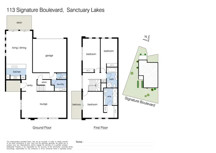 Floorplan of Homely house listing, 113 Signature Boulevard, Sanctuary Lakes VIC 3030