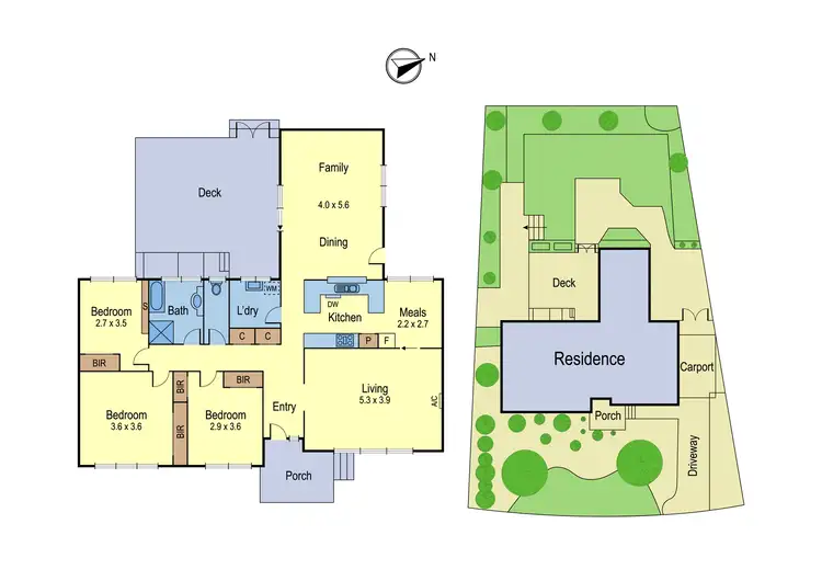 Floorplan of Homely house listing, 35 Pinehills Drive, Greensborough VIC 3088