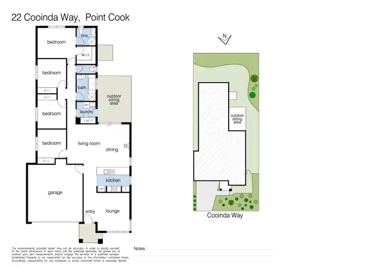 Floorplan of Homely house listing, 22 Cooinda Way, Point Cook VIC 3030