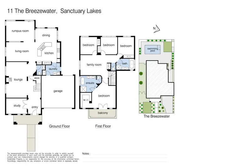 Floorplan of Homely house listing, 11 The Breezewater, Sanctuary Lakes VIC 3030