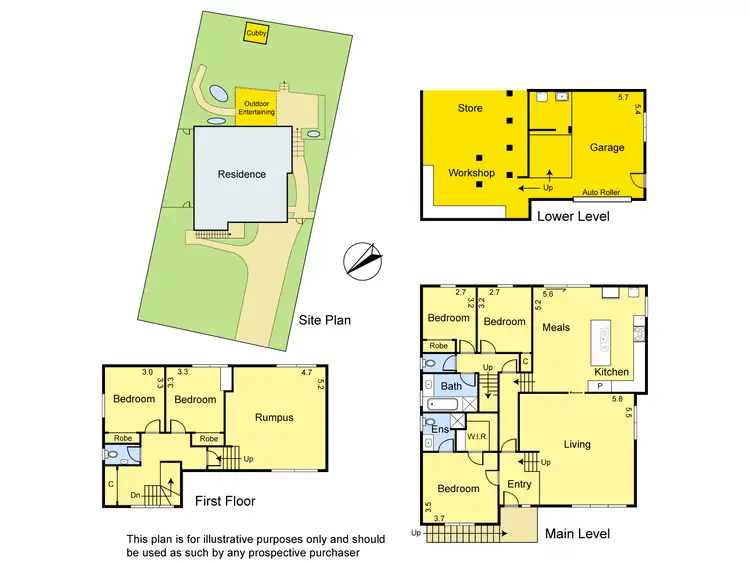 Floorplan of Homely house listing, 34 Corowa Crescent, Greensborough VIC 3088