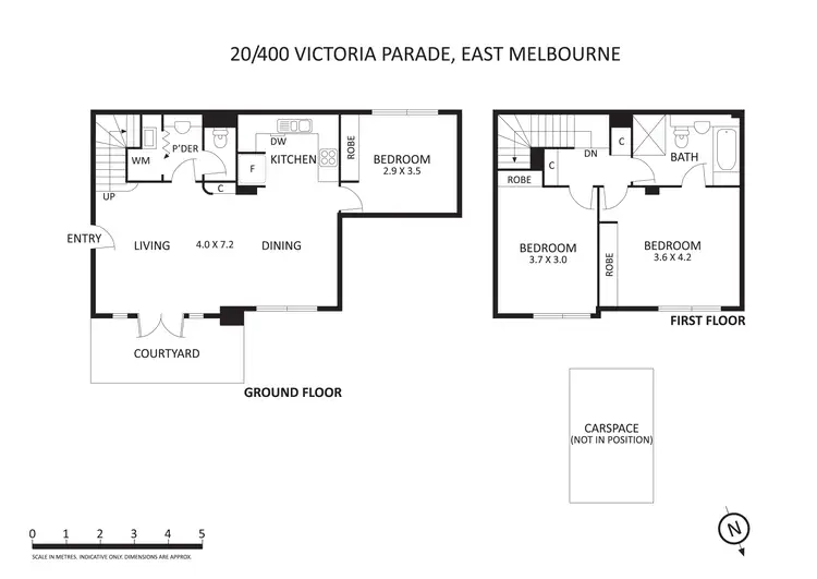 Floorplan of Homely apartment listing, 20/400 Victoria Parade, East Melbourne VIC 3002
