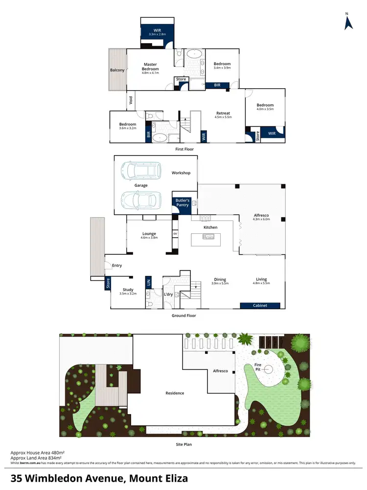 Floorplan of Homely house listing, 35 Wimbledon Avenue, Mount Eliza VIC 3930