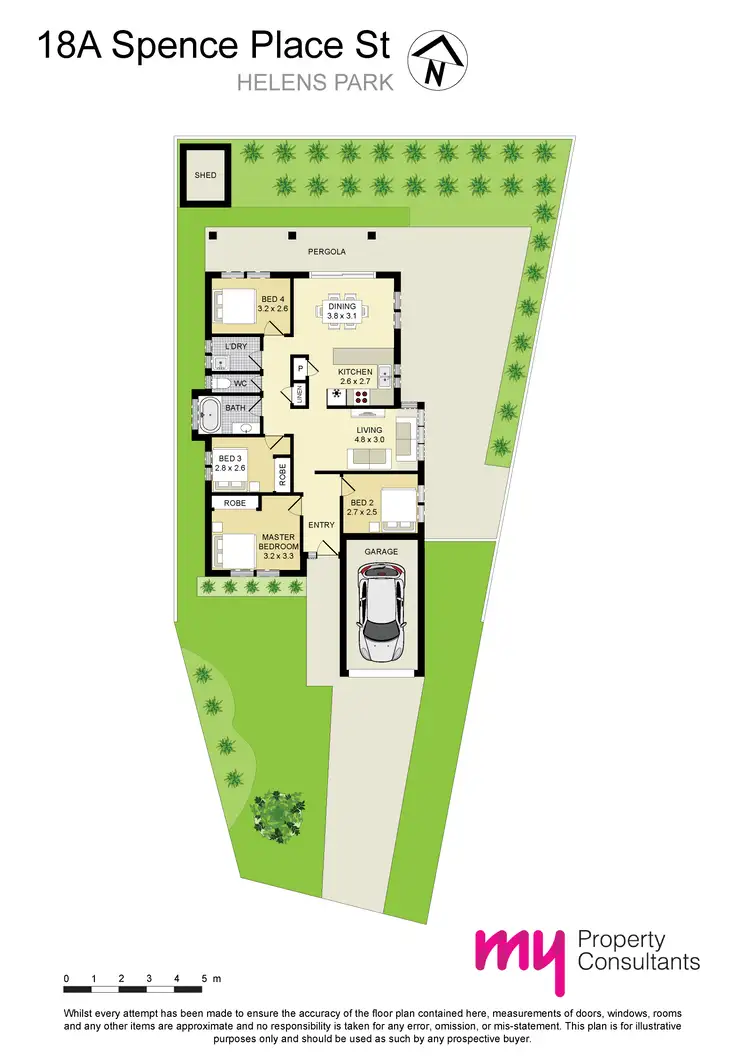 Floorplan of Homely house listing, 18A Spence Place, St Helens Park NSW 2560