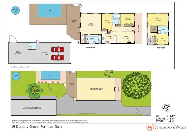 Floorplan of Homely house listing, 19 Dorothy Grove, Ferntree Gully VIC 3156