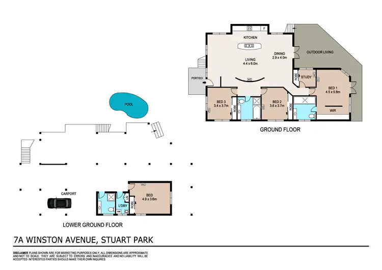 Floorplan of Homely house listing, 7A Winston Avenue, Stuart Park NT 820