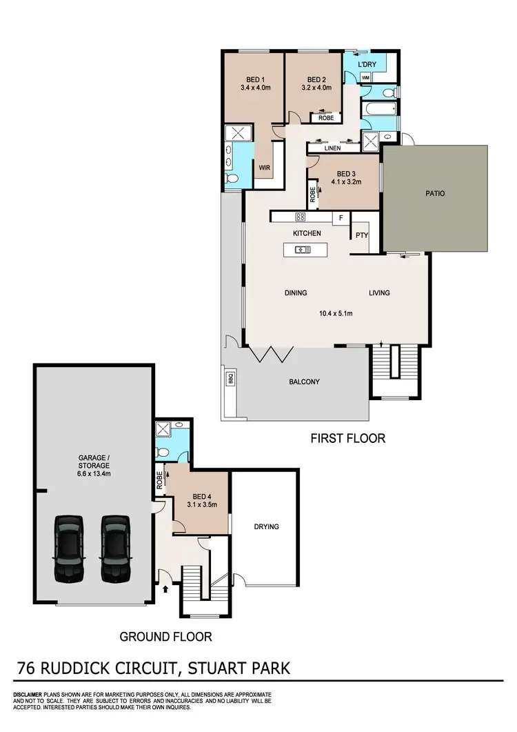 Floorplan of Homely house listing, 76 Ruddick Circuit, Stuart Park NT 820