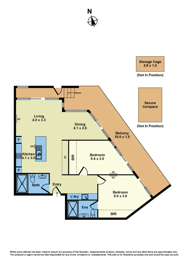 Floorplan of Homely apartment listing, G4/136 Douglas Parade, Williamstown VIC 3016