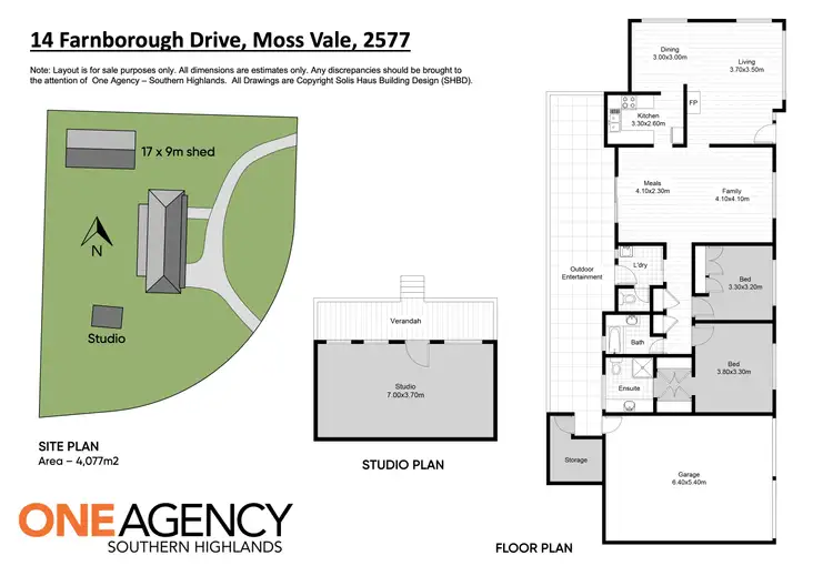 Floorplan of Homely house listing, 14 Farnborough Drive, Moss Vale NSW 2577