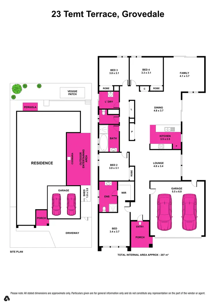 Floorplan of Homely house listing, 23 Temt Terrace, Grovedale VIC 3216