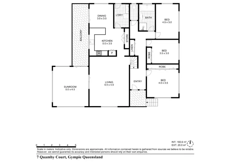 Floorplan of Homely house listing, 7 Quamby Court, Gympie QLD 4570