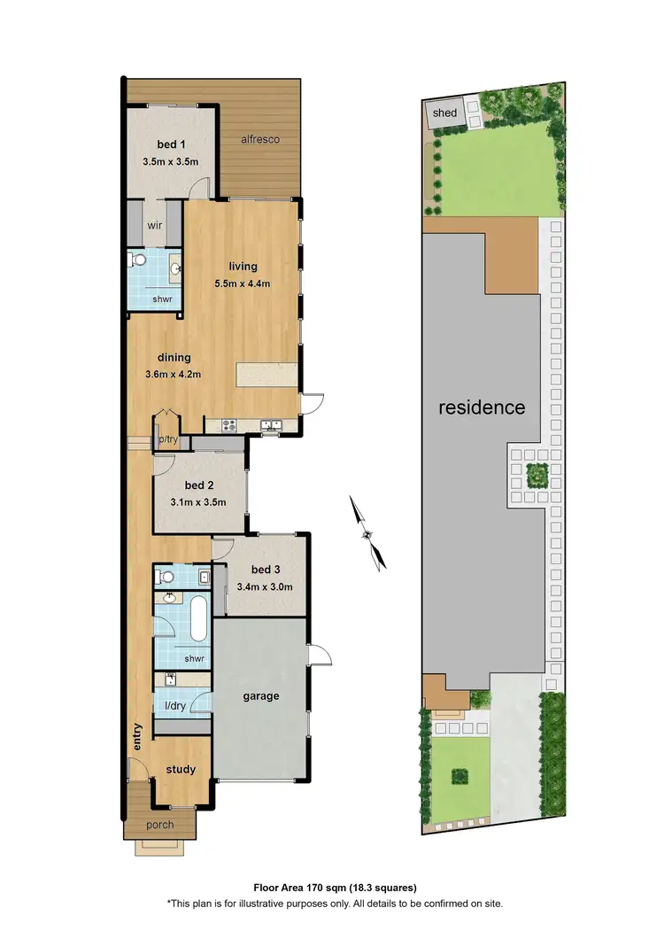Floorplan of Homely house listing, 39B Loretto Avenue, Ferntree Gully VIC 3156