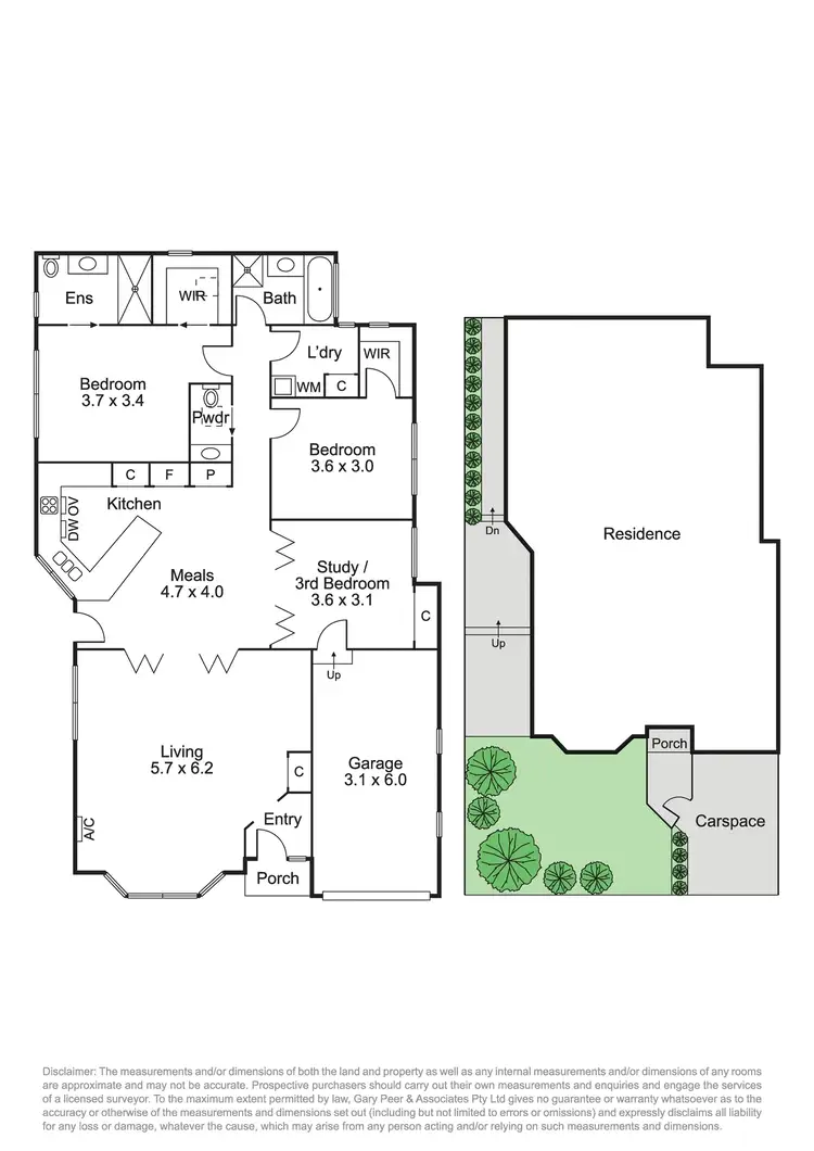 Floorplan of Homely unit listing, 1/228 Bambra Road, Caulfield South VIC 3162
